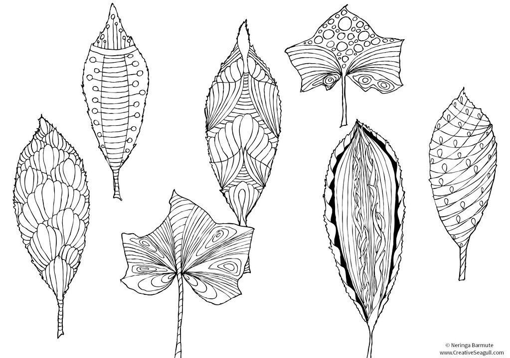 Decorative leaves