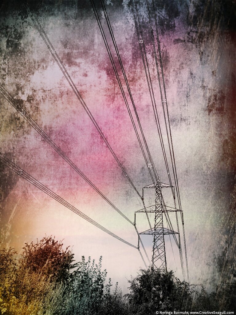 Energy pylon in Didcot #1