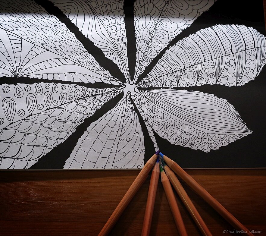 Leaves - colouring