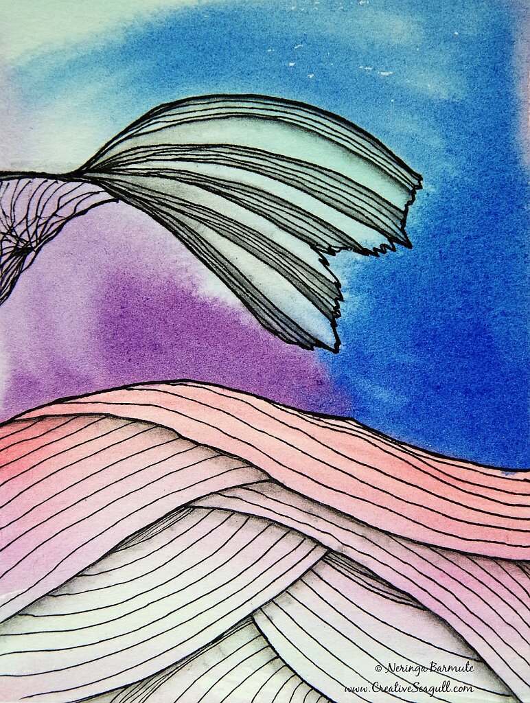 Surreal blue