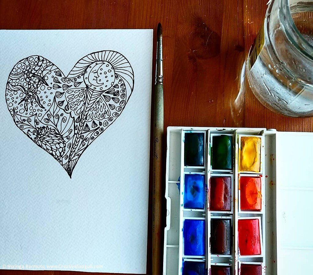 Hedgehog in my heart: in progress