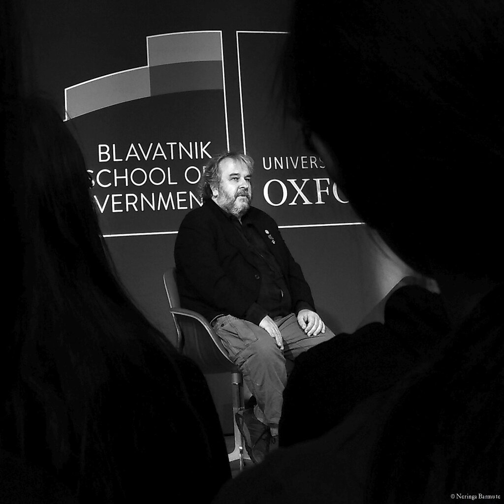 Peter Jackson at the Blavatnik School of Government