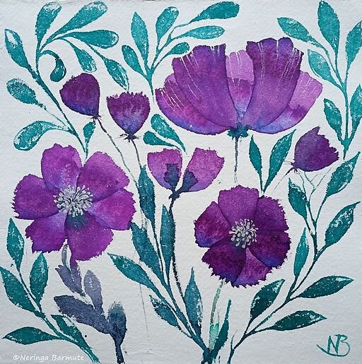 Purple flowers