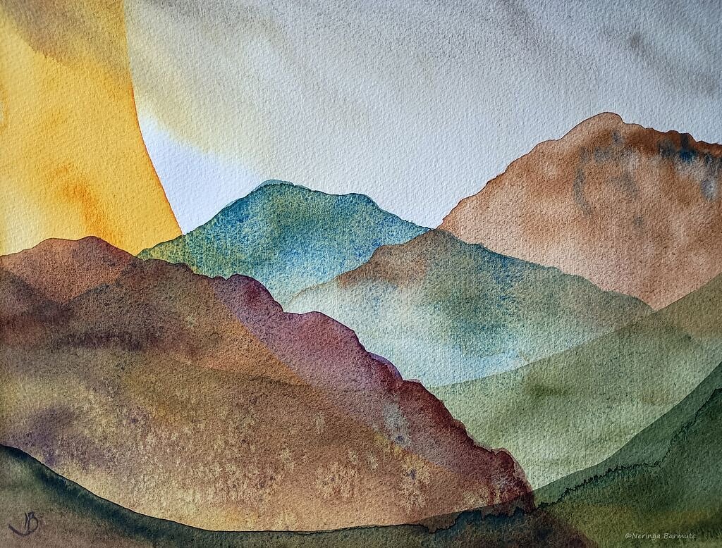 Transparent mountains