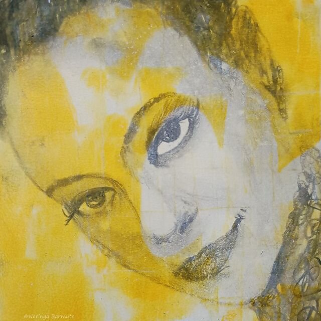 Portrait in yellow